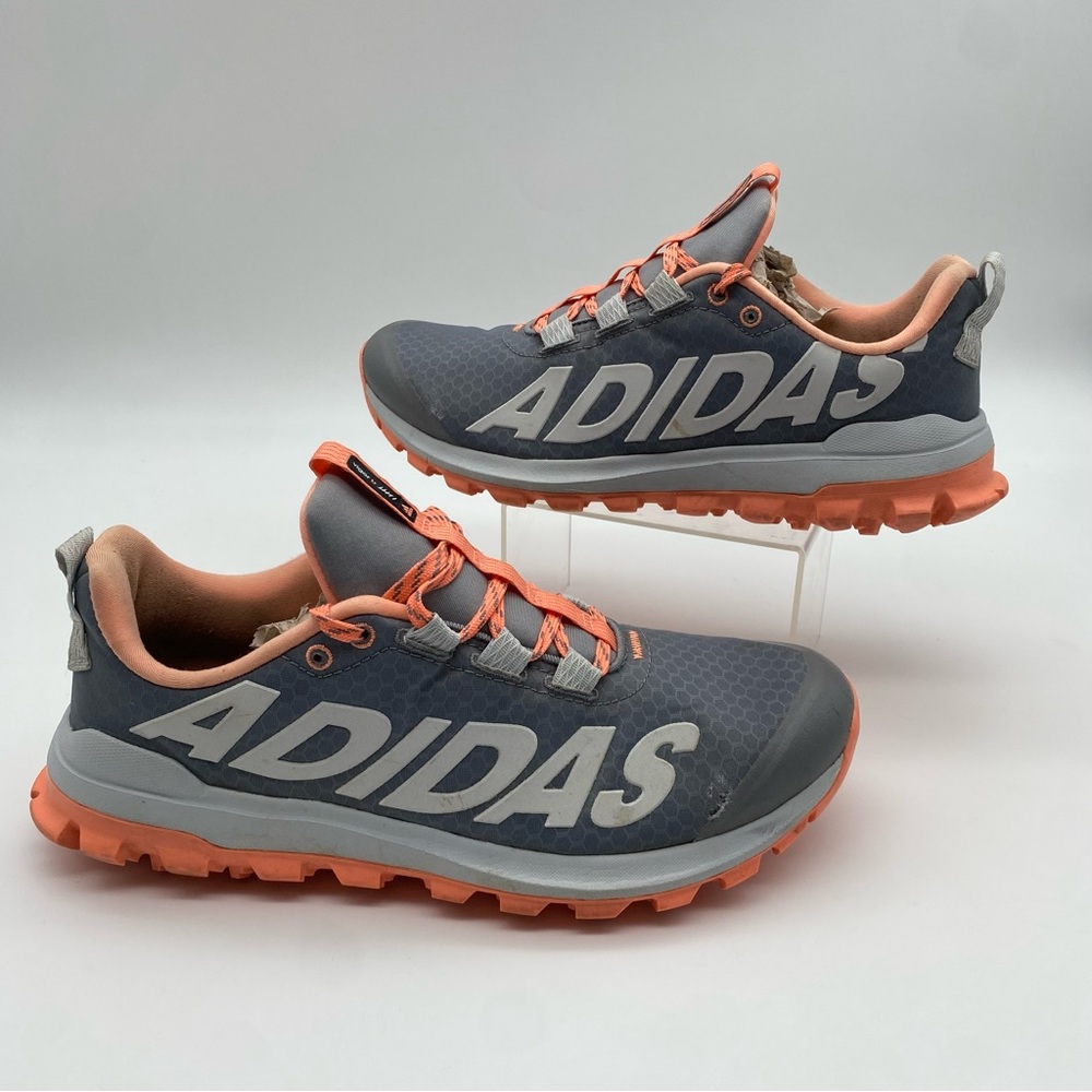 adidas Womens Trail Running Shoes Size 7 Vigor TR Gray Pink Sneakers Hiking